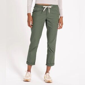Vuori Olive Green Drawstring Jogger Pants